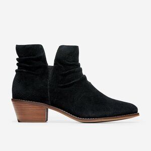 Cole Haan Alayna Slouchy suede booties black 6.5